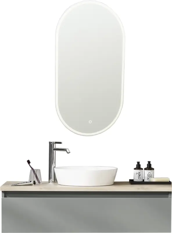 Puris Vialli Badmöbel Set 120 cm breit - Becken mittig Sonderaktion