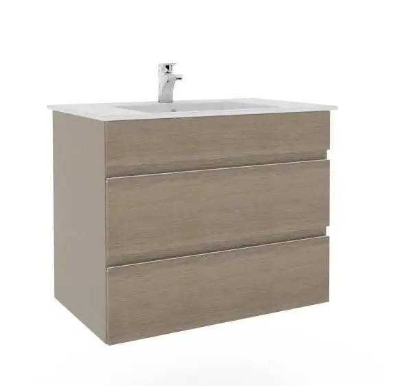 Marlin Bad 3290 Waschtisch mit Unterschrank - 80 cm breit Schnäppchen