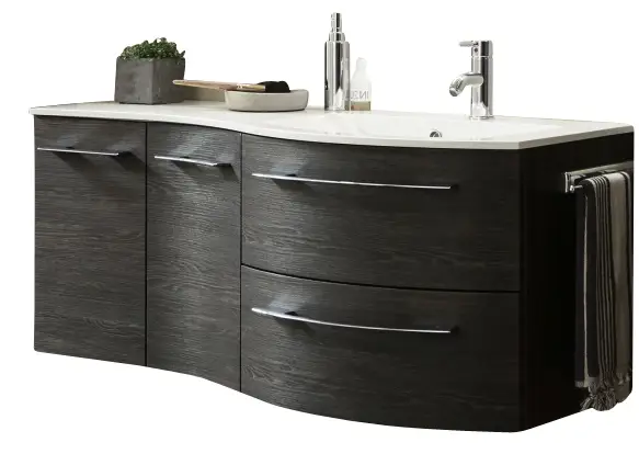Preis Gesenkt Marlin 3280cara Waschtisch mit Unterschrank 120 cm / Waschtisch rechts