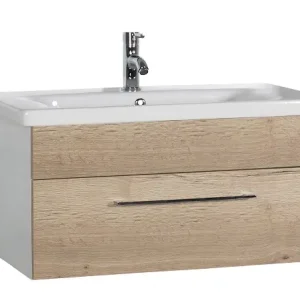 Bestpreis Marlin Bad 3400 - Waschtischset 80 cm breit - 1 Auszug