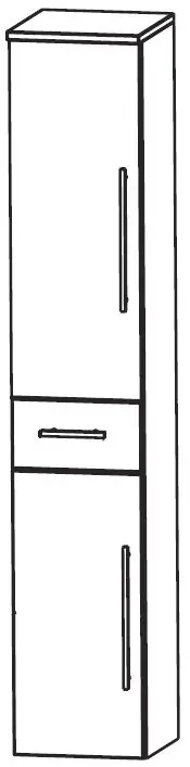 Top-Angebot Puris Crescendo Bad-Hochschrank 40 cm breit HNA054A7M