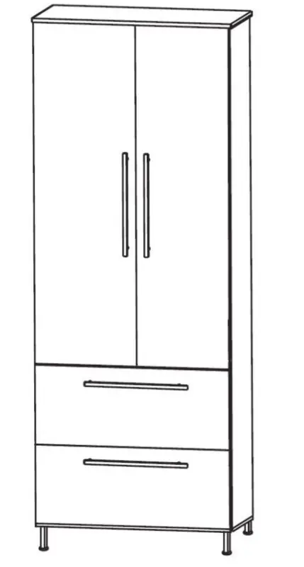 Kostenloser Rückversand Puris Quada Bad-Hochschrank 60 cm breit HNA086A4S