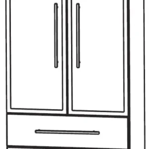 Top-Seller Puris Crescendo Bad-Mittelschrank 60 cm breit MNA886B7M