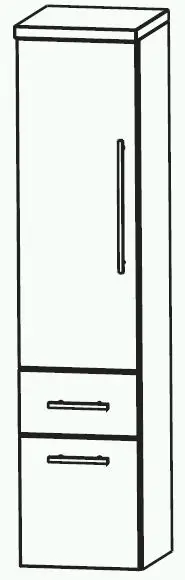 Neue Ware Puris Swing Bad-Mittelschrank 40 cm breit MNA884A7M