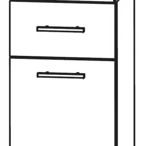 Zertifiziert Puris Cool Line Bad-Unterschrank 30 cm breit UNA323A5M