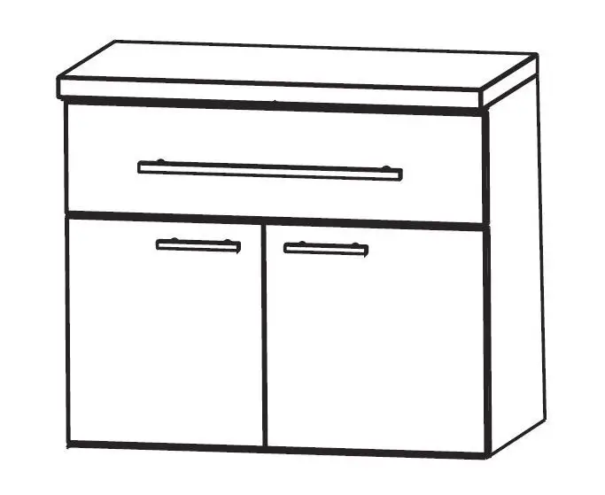 Angebot Puris Speed Bad-Unterschrank 30 cm breit UNA343A