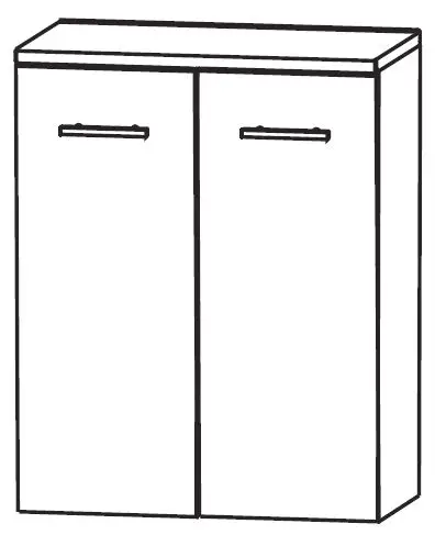 Puris Fresh Bad-Highboard 60 cm breit HBA416W01 Sonderaktion