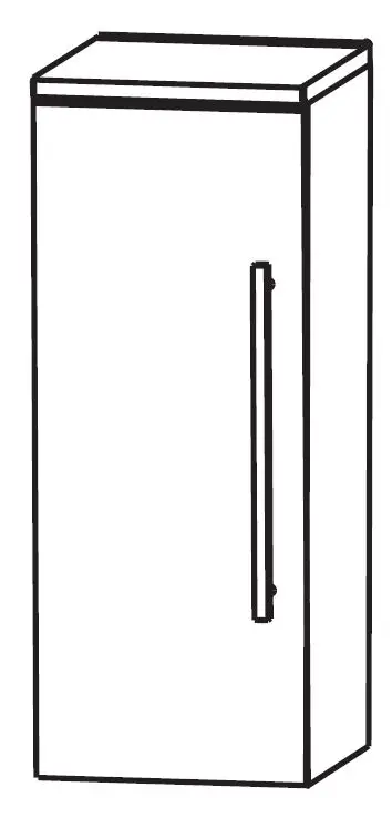 Expressversand Puris Linea Bad-Highboard 30 cm breit HBA413A01