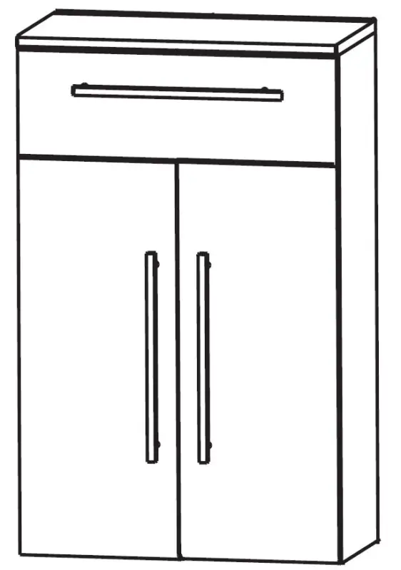 Puris Linea Bad-Highboard 60 cm breit HBA556A01 Billig