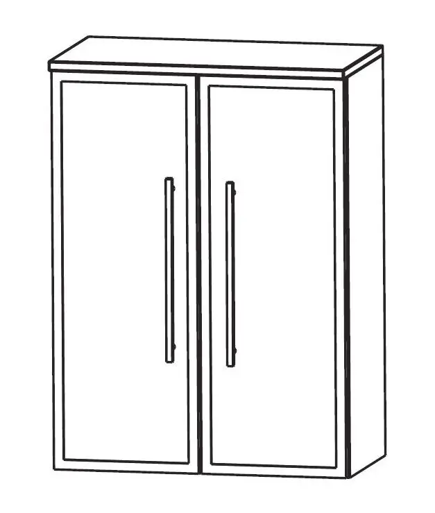 Nur Für Kurze Zeit Puris WoW Bad-Highboard 60 cm breit HBA516B