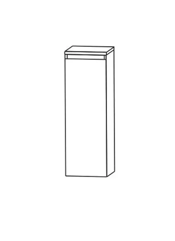 Puris Vialli Highboard 30 cm breit - HBA513A6G-L-R Kostenfreie Lieferung
