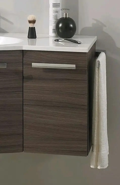 Marlin Cosmo Unterschrank 30 cm WU30D Kastanie graphit - Sofort lieferbar - Sonderpreis Bestseller