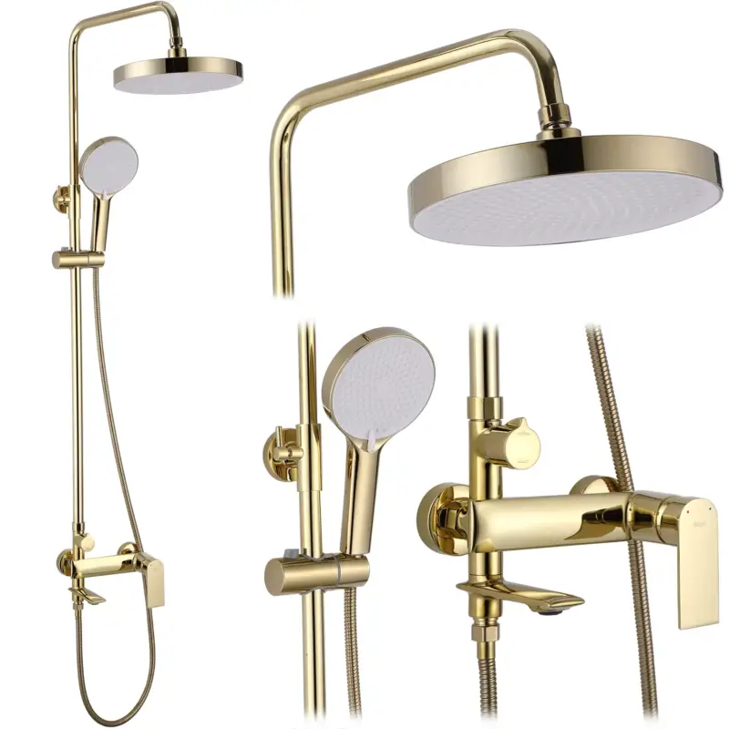 Neu Im Sortiment Duschgarnitur REA Veneta Gold