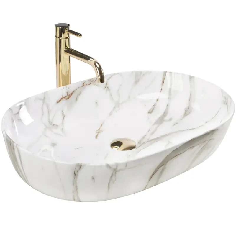Schnäppchen Aufsatzwaschbecken REA CLEO 61 Shiny Aiax