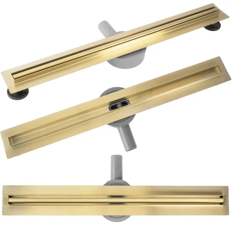Duschrinne REA Neox Slim pro Brush Gold 80 Finale Aktion