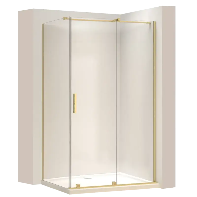 Abverkauf Duschkabine REA Montana Gold Brush 120x100