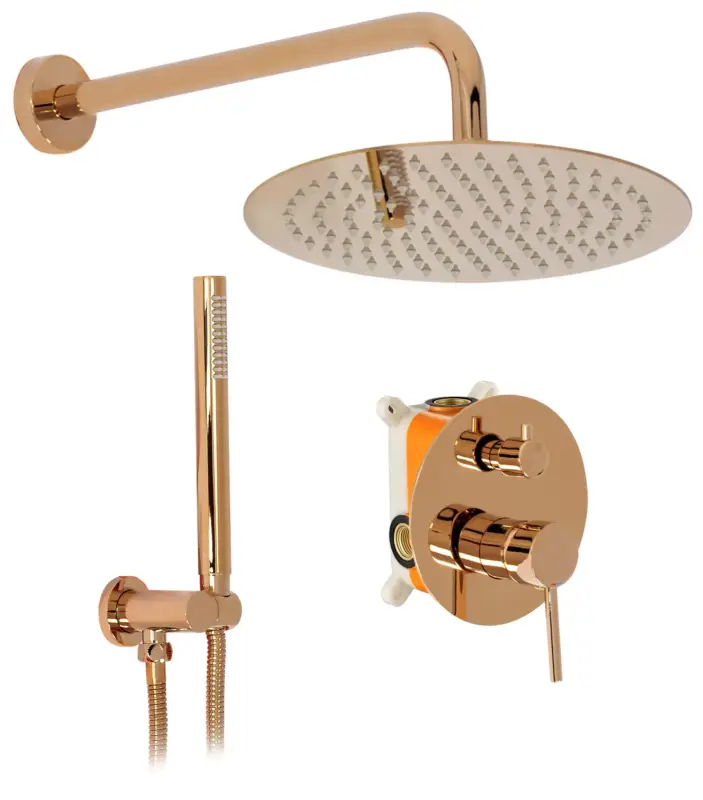 Unterputz Duschset Rea Lungo Copper + BOX Neue Kollektion
