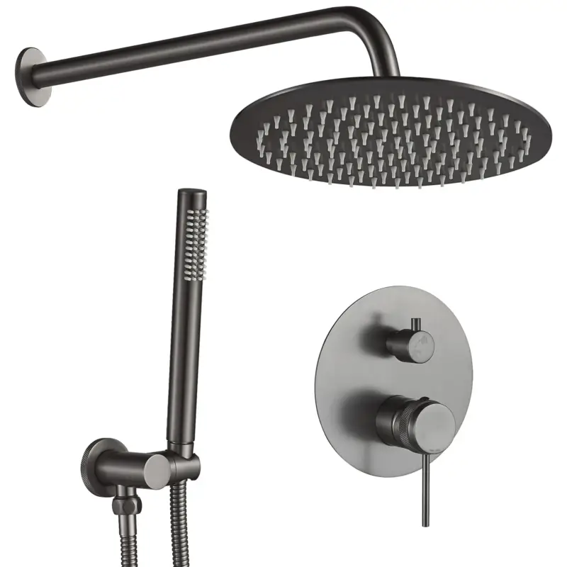 Unterputz Duschset Rea Lungo Grip Gun Grey + BOX Versand Am Gleichen Tag