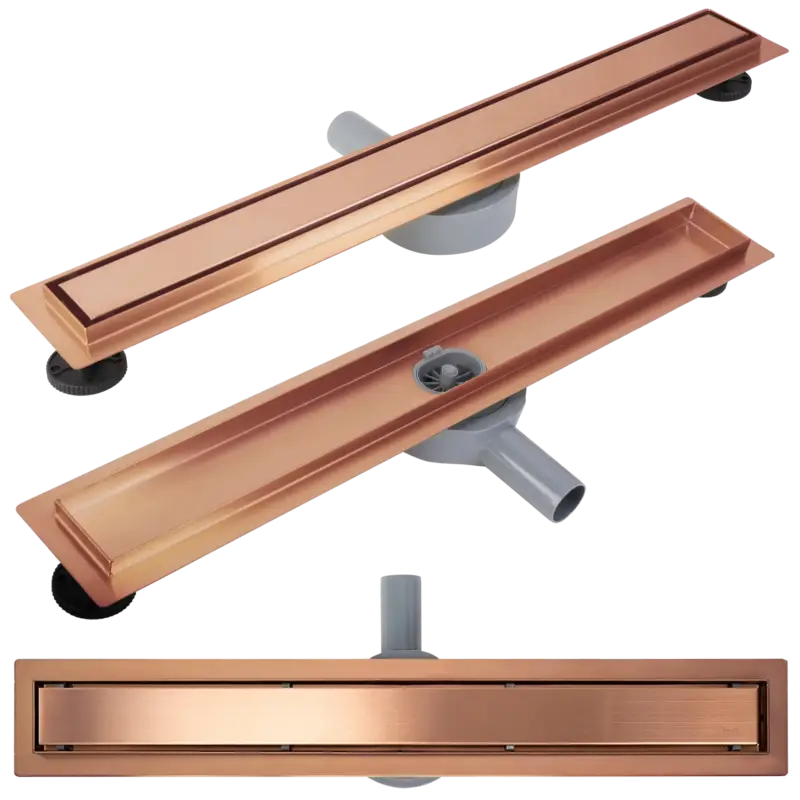 Top-Angebot Duschrinne REA Neox pro Brushed Copper 80