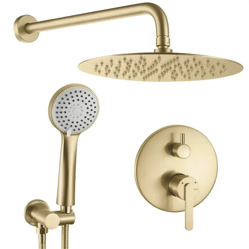 Neue Ware Unterputz Duschset Rea Ontario Brush Gold + BOX
