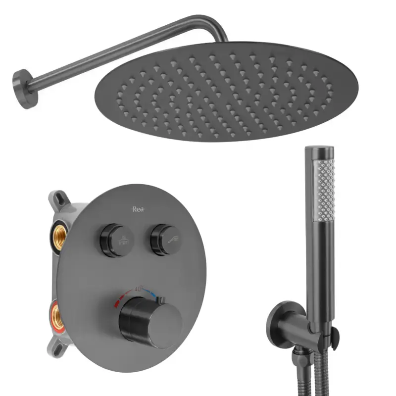 Unterputz Duschset Rea Lungo Titan + BOX Nur Für Kurze Zeit