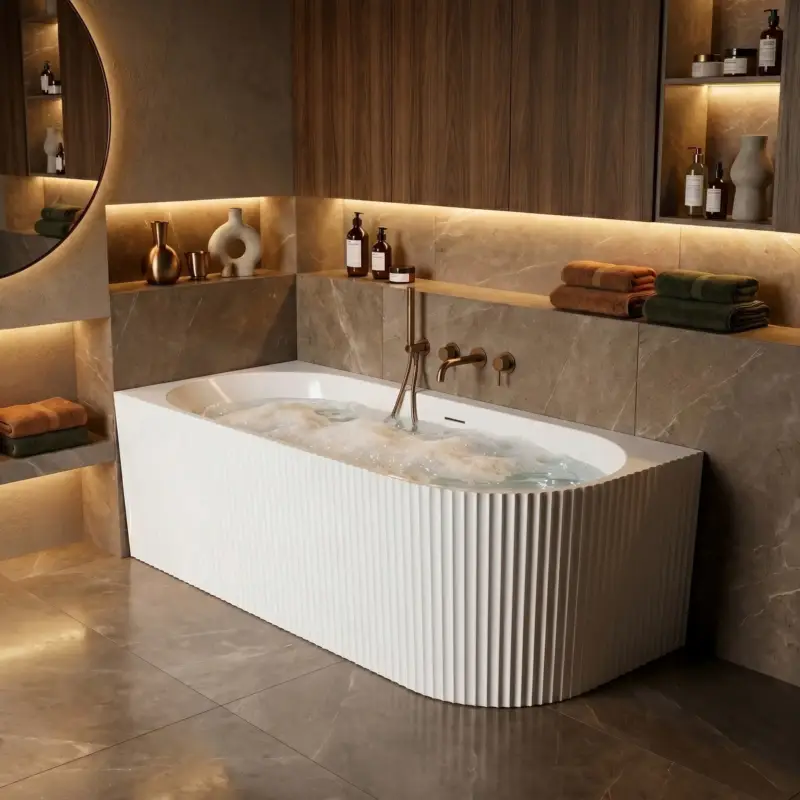 Acryl Eckbadewanne WENUS LEFT 170cm Letzte Chance