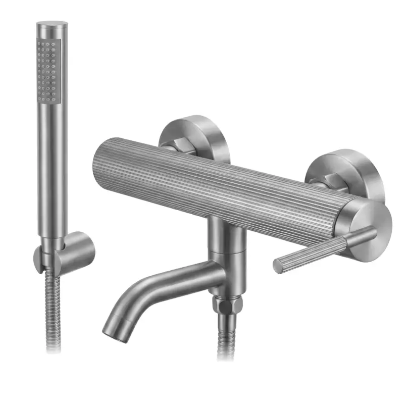 Rabatt Wannenarmatur REA Argon Brush Nickel
