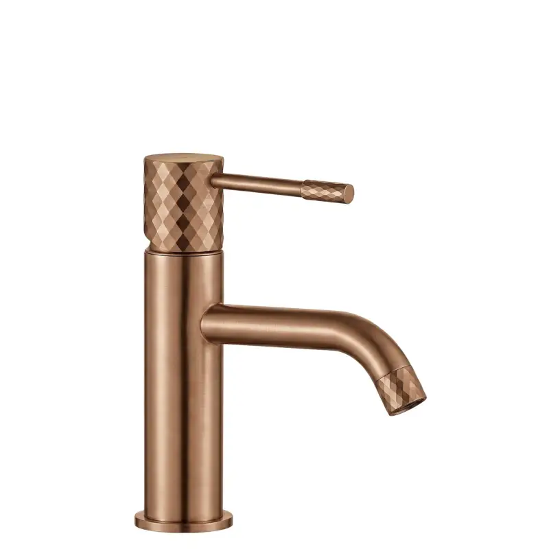 Waschbeckenarmatur Rea Lungo Diamond Brush Copper Kostenloser Versand