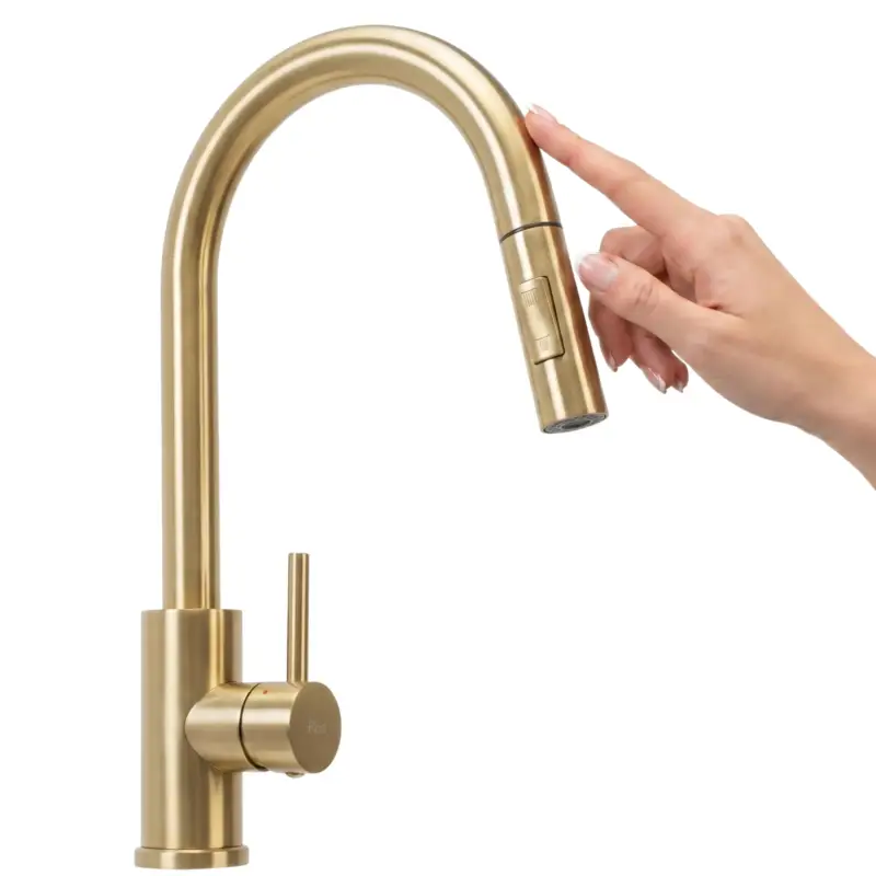 Küchearmatur Rea Fresh Touch Brush Gold Kracherpreis