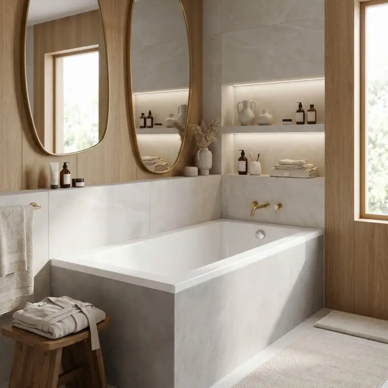 Neuheit Acryl-Einbaubadewanne Rea Prima 150