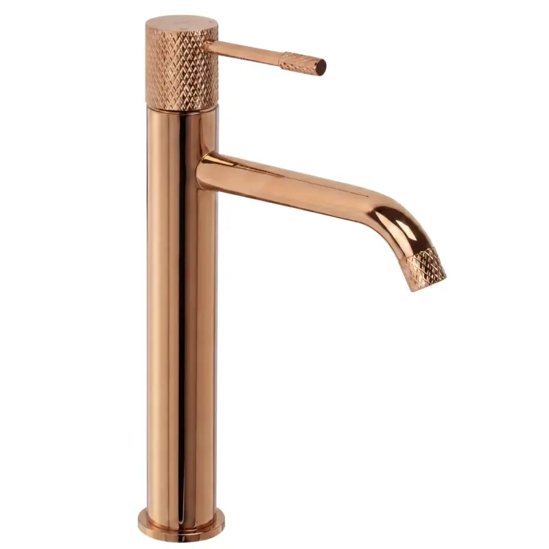 Zertifiziert Waschbeckenarmatur Rea Venti Copper high