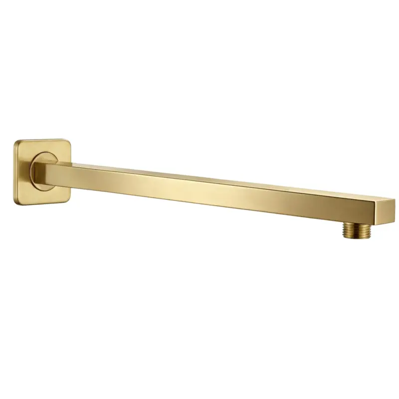 Zertifiziert Quadratischer Duscharm REA JS-9022BG 40cm Brush Gold