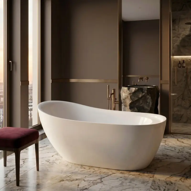 Freistehende Badewanne Rea Orte 180 Preisreduziert