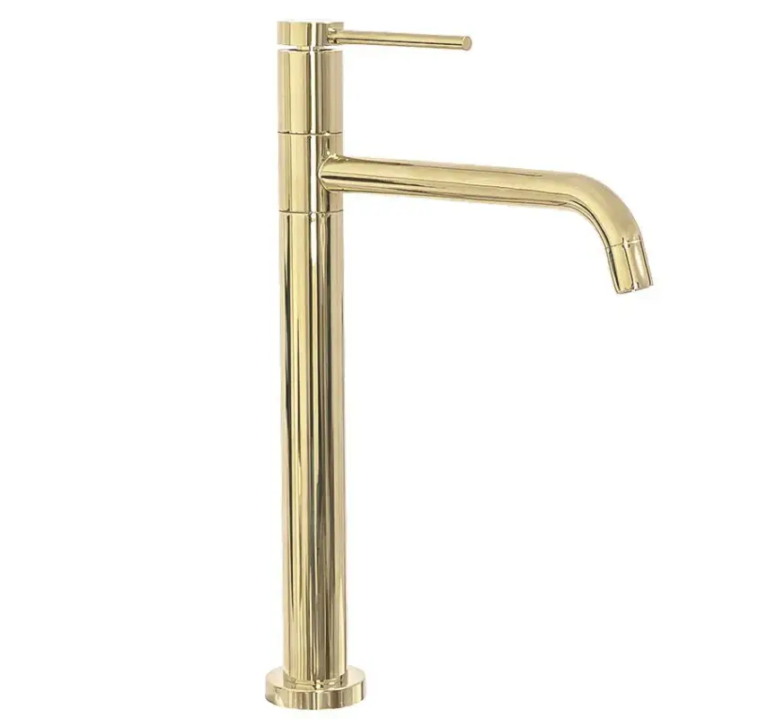 Echt Waschbeckenarmatur Rea Lugano Slim Gold High