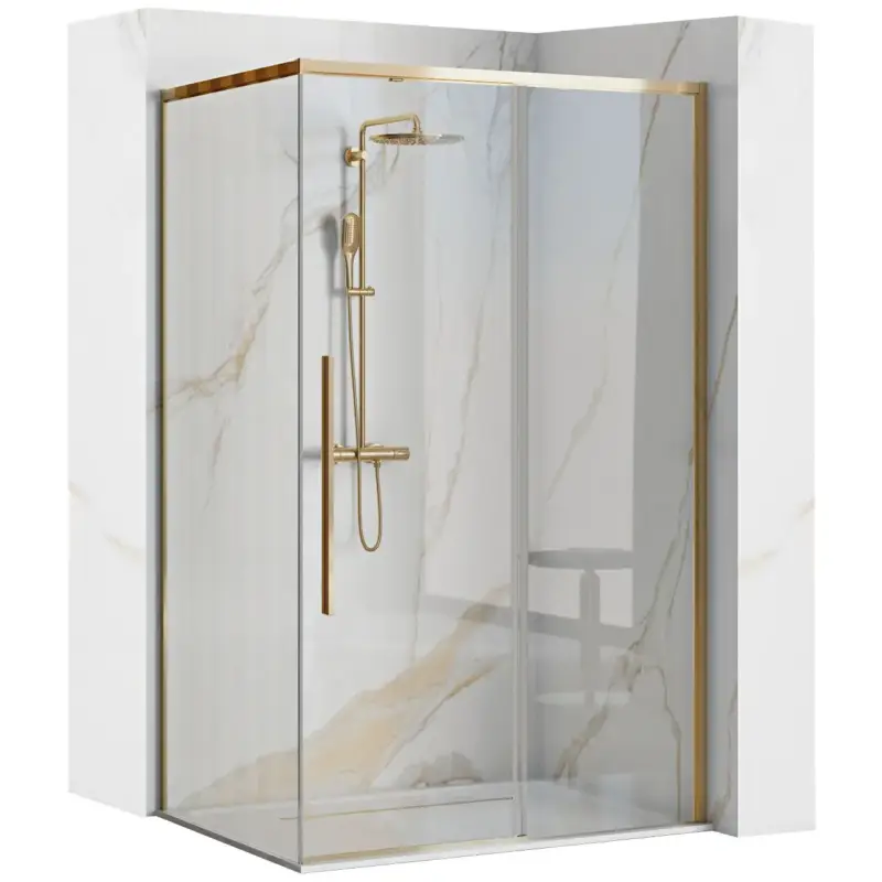 Sichere Zahlung Duschkabine SOLAR GOLD 120x90