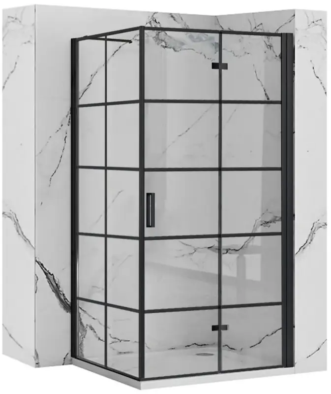Duschkabine Rea Molier Black 100x80 Sonderangebot