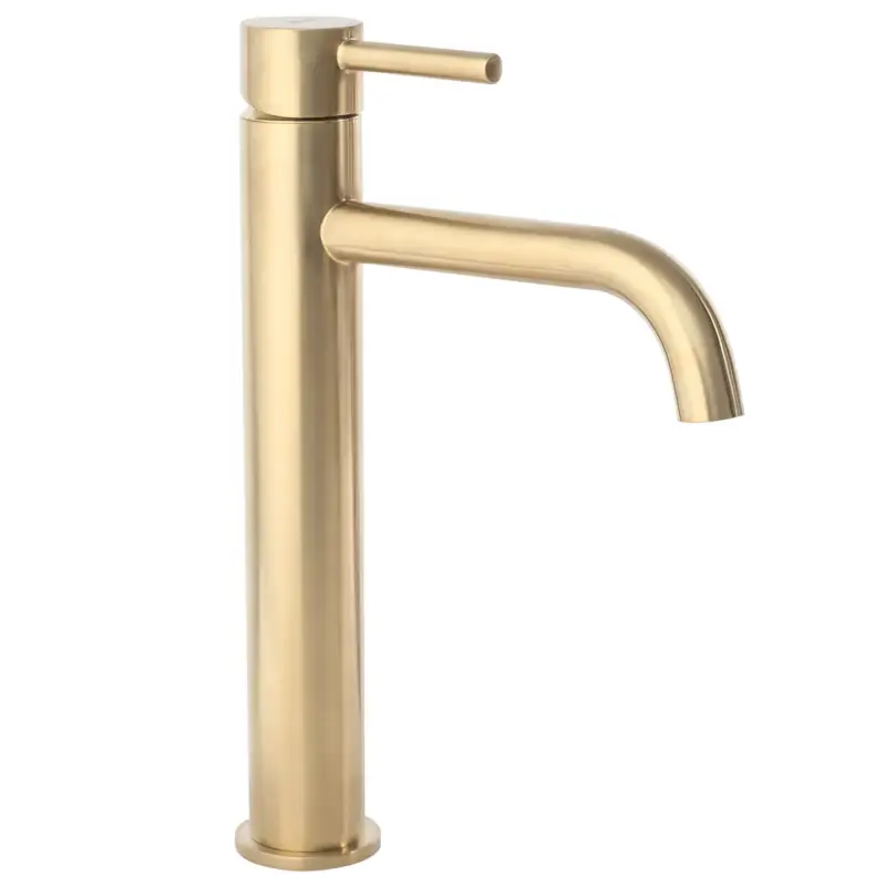 Waschbeckenarmatur Rea Lungo Brush Gold high Neu