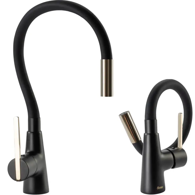 Neuheit Küchearmatur Rea ICON Black/Gold