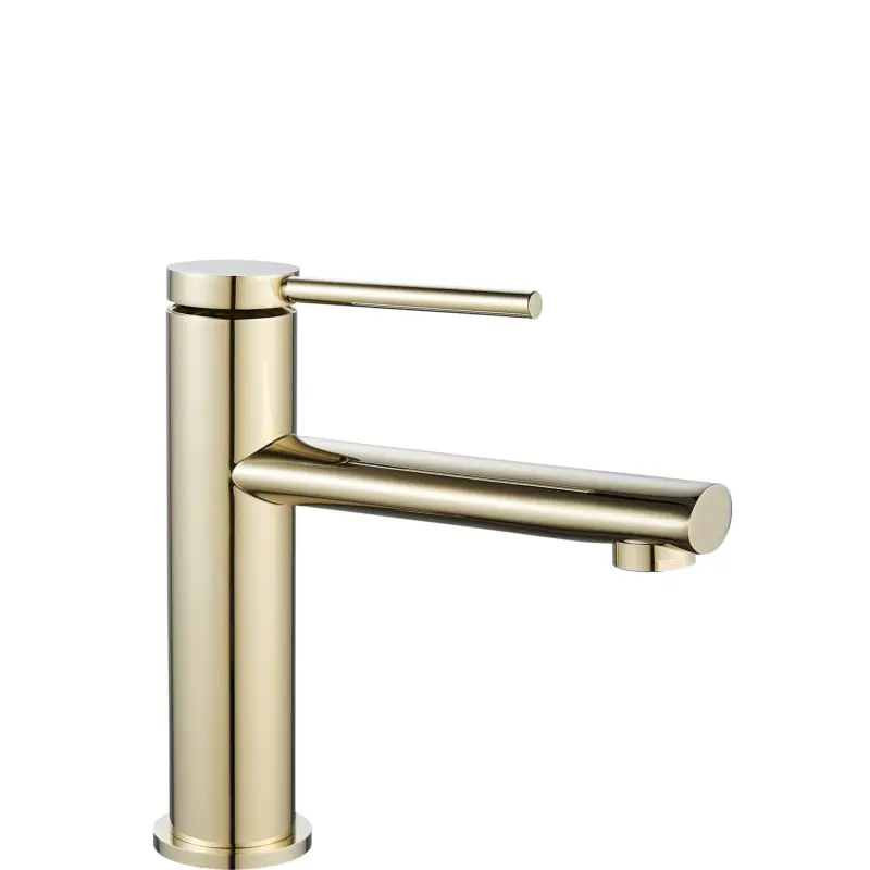 Waschbeckenarmatur REA OVAL GOLD low Neu