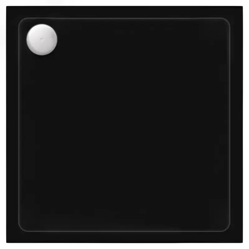 Acryl Duschwanne Rea Savoy black 80x80 Versand Am Gleichen Tag