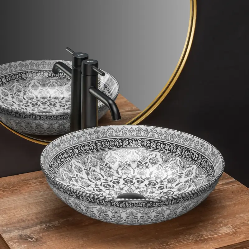 Preiswert Aufsatzwaschbecken Rea Arte dark grey
