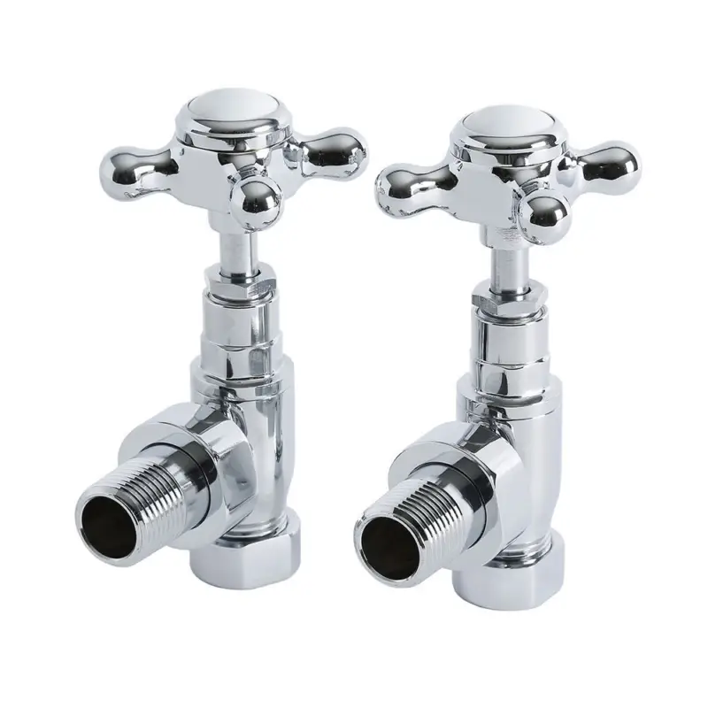 Preis Gesenkt Traditionelles Winkel-Ventil Paar – Chrom – Select