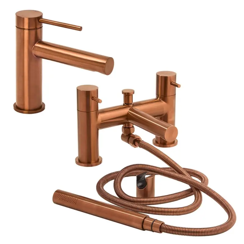 1-Loch Waschtischarmatur & Badewannenarmatur inkl. Handbrause | Farbe wählbar - Otto Neue Ware