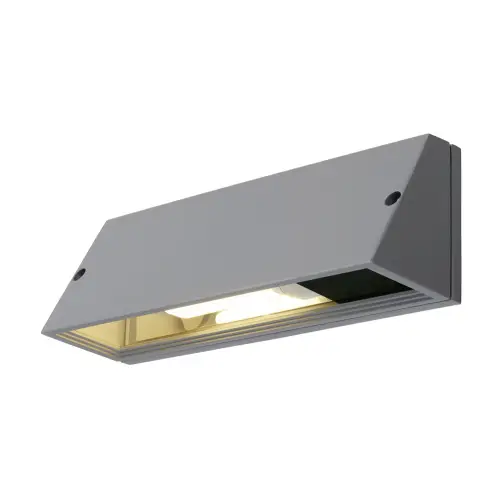 SLV PEMA SQUARE Wandleuchte, silbergrau, E27, max. 15W Schnäppchen