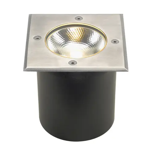 Preisreduziert SLV ROCCI, Bodeneinbauleuchte, eckig, Edelstahl 316, LED