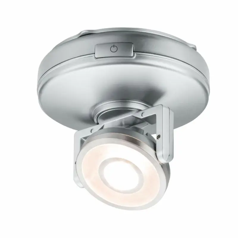 Paulmann LED-Schrankleuchte Rotate 1er-Spot Batteriebetrieb chrom matt schwenkbar dimmbar mit Schalter Super-Preis