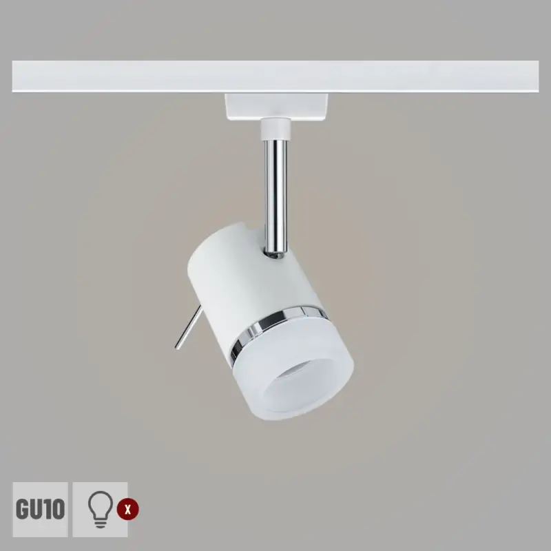 Paulmann URail Spot Pipe GU10 max. 10W weiß chrom Direktkauf