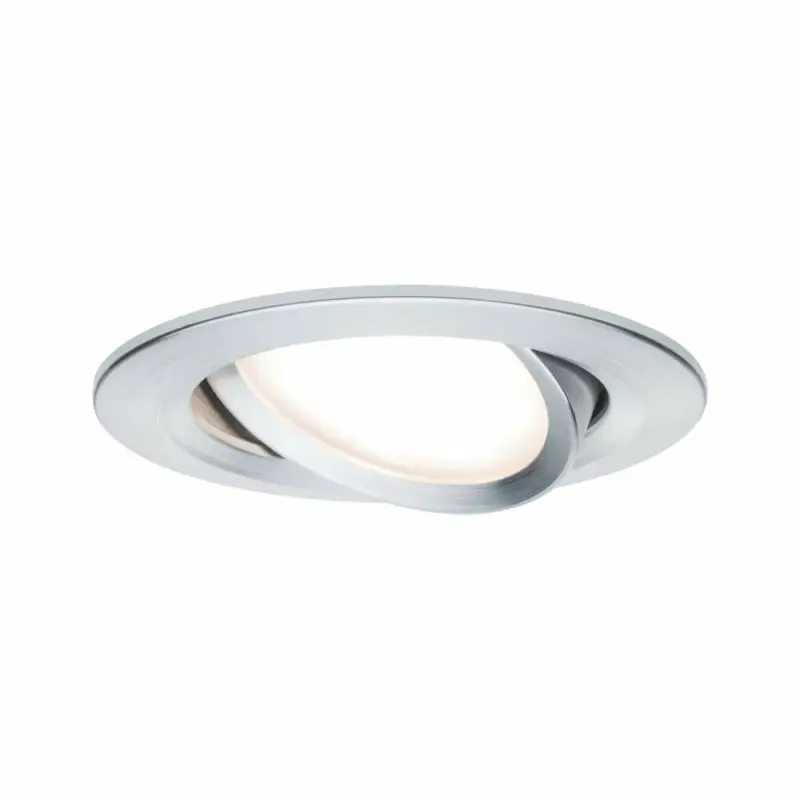 Saisonangebot Paulmann LED Einbauleuchte Nova Plus Coin Einzelleuchte schwenkbar dimmbar rund 6W IP44 Alu gedreht 2700K 230V