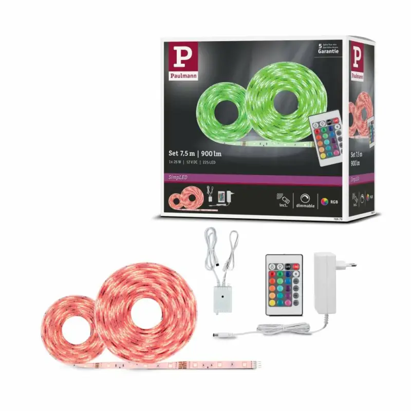 Preiswert Paulmann SimpLED Strip Set 7,5m 26W RGB