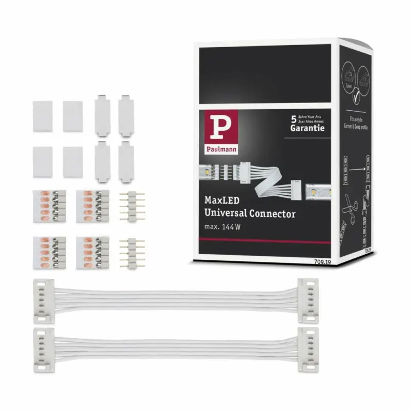 Paulmann MaxLED Universal Verbinder 2er-Pack Weiß Abverkauf